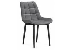 Стул Челси велюр темно-серый/черный Bravo