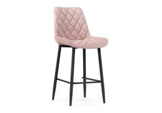 Барный стул Баодин К Б/К розовый / черный Bravo
