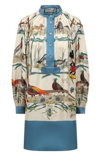 Шелковое платье Disney x Gucci Gucci