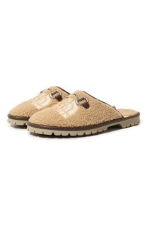 Меховые шлепанцы The North Face x Gucci Gucci