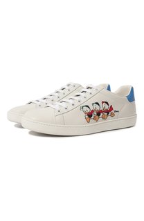 Кожаные кеды Disney x Gucci Gucci