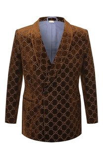 Пиджак из вискозы и хлопка Gucci