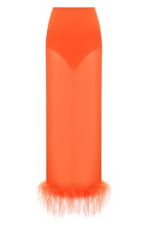 Юбка с отделкой перьями Giuseppe di Morabito