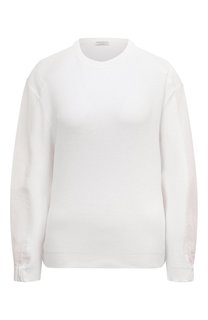 Хлопковый пуловер Brunello Cucinelli