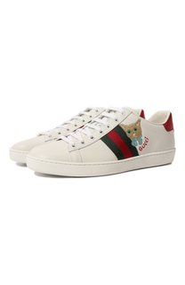 Кожаные кеды Ace Gucci