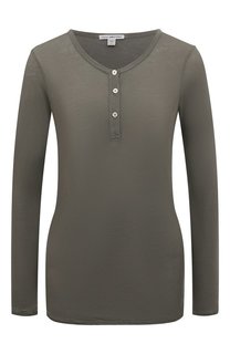 Хлопковый лонгслив James Perse