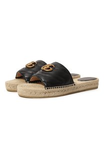 Кожаные шлепанцы Gucci