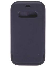 Чехол MagSafe для iPhone 12 Pro Max Leather Sleeve with MagSafe - Deep Violet Apple