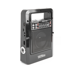 Радиоприемник Сигнал Vikend Picnic черный USB SD/MMC