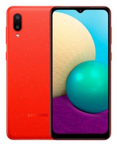 Смартфон Samsung SM-A022 Galaxy A02 32Gb красный (SM-A022GZRBCAU)