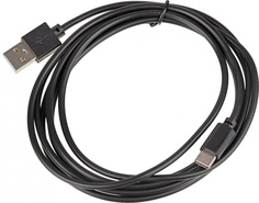 Кабель USB (m)-USB Type-C (m) 2м черный Noname
