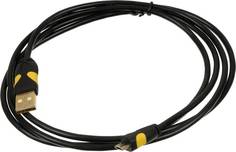 Кабель 2A Smooth connector USB (m)-micro USB (m) 1.5м черный Noname