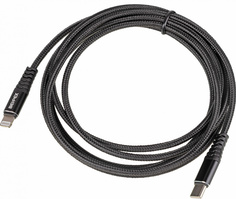 Кабель PD quick charge USB Type-C (m)-Lightning (m) 2м черный Noname