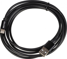 Кабель USB (m)-Lightning (m) 2м черный Noname