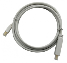 Кабель 1.2v miniDisplayPort (m) HDMI (m) 2м белый Noname