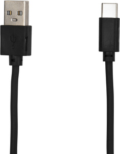 Кабель SunWind USB (m)-USB Type-C (m) 1м черный блистер