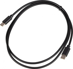Кабель USB Type-C (m)-USB Type-C (m) 1м черный Noname