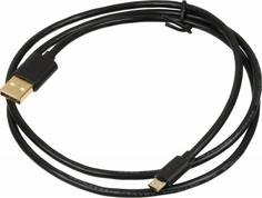 Кабель 2A Square Connector USB (m)-micro USB (m) 1м черный Noname