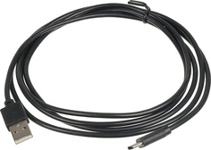 Кабель USB (m)-USB Type-C (m) 1.8м черный Noname