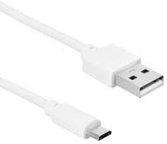 Кабель SunWind USB (m)-micro USB (m) 1м белый