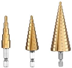 Набор сверл ступенчатых DEKO DH21, 4-12 мм, 4-20 мм, 4-32 мм, 3 шт ДЕКО
