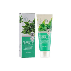 EKEL Пенка для умывания с экстрактом зеленого чая Foam Cleanser Green Tea, 100мл