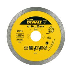 Диск алмазный по керамике DeWalt DT3715 110х20мм