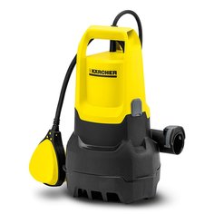 Насос дренажный, Karcher, 10 м, 350 Вт, глубина погружения 7 м, максимальный напор 6 м, 7 м³/ч, SP 3 Dirt 1.645-502.0