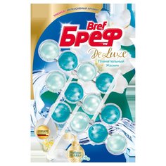 Подвеска для унитаза Bref, Делюкс пленительный жасмин, 3 шт, 50 г