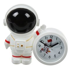 Часы-будильник настольные, 14.5х6.2х13.3 см, пластик, Космонавт, Y6-6066