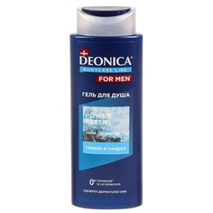 Гель для душа Deonica, Power Fresh, для мужчин, 250 мл