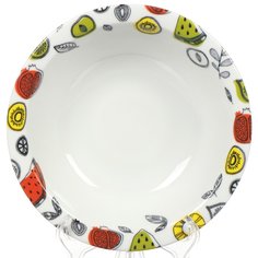 Салатник керамика, круглый, 21 см, 0.78 л, Тренд Фреш, Добрушский фарфоровый завод, 1С1999Ф34