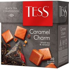 Чай черный Tess Caramel Charm 20 пакетиков
