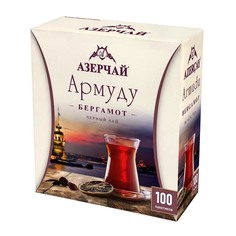 Чай черный Азерчай Армуду Бергамот 100 х1,6 г