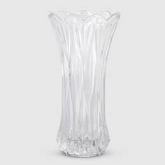 Ваза Anhuaglass стеклянная 14,6х9х29,1 см прозрачная