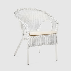 Кресло с подушкой Bizzotto Alliss белое