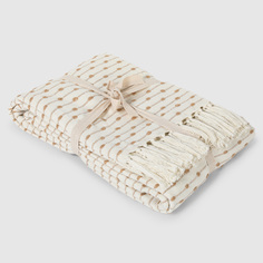Плед хлопковый Homelines textiles point 220x240 см beige