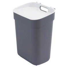 Контейнеры для мусора контейнер для мусора CURVER Ready To Collect 10л прямоугольный пластик темно-серый