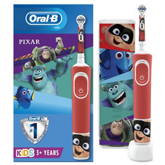 Электрические зубные щетки щетка зубная электрическая ORAL-B Pixar D100.413.2KX красный