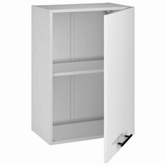 Навесные шкафы шкаф навесной Белый глянец 720х500х312мм 1 дверь МДФ/ЛДСП