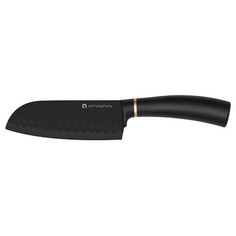 Ножи кухонные нож ATMOSPHERE Black Swan 16,5см сантоку нерж.сталь, термопласт.резина Atmosphere®