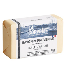 Мыло твердое LA CORVETTE Мыло туалетное прованское для тела Масло арганы Savon de Provence Argan Oil