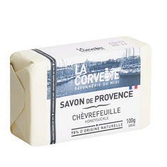 Мыло твердое LA CORVETTE Мыло туалетное прованское для тела Жимолость Savon de Provence Honeysuckle