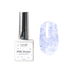Гель-лак для ногтей RUNAIL PROFESSIONAL Гель-лак с поталью Milk Shake
