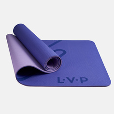 Коврик для фитнеса L-V-P Коврик для йоги и фитнеса двухслойный
