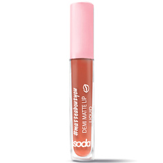 Помада для губ SODA DEMI MATTE LIP LIQUID #matteaboutyou Жидкая матовая помада So.Da