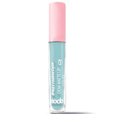 Помада для губ SODA DEMI MATTE LIP LIQUID #matteaboutyou Жидкая матовая помада So.Da