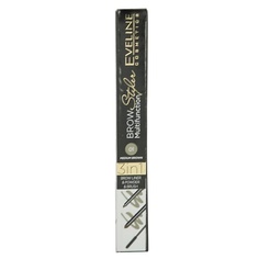 EVELINE Карандаш для бровей BROW MULTIFUNCTION STYLER 3 IN 1