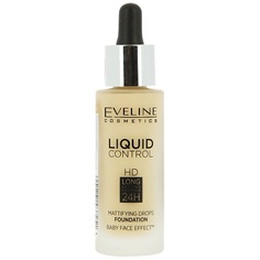 Тональные средства EVELINE Крем тональный для лица LIQUID CONTROL