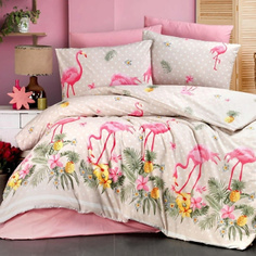 Текстиль для кухни и комнаты NEWSTAR Постельное белье Фламинго